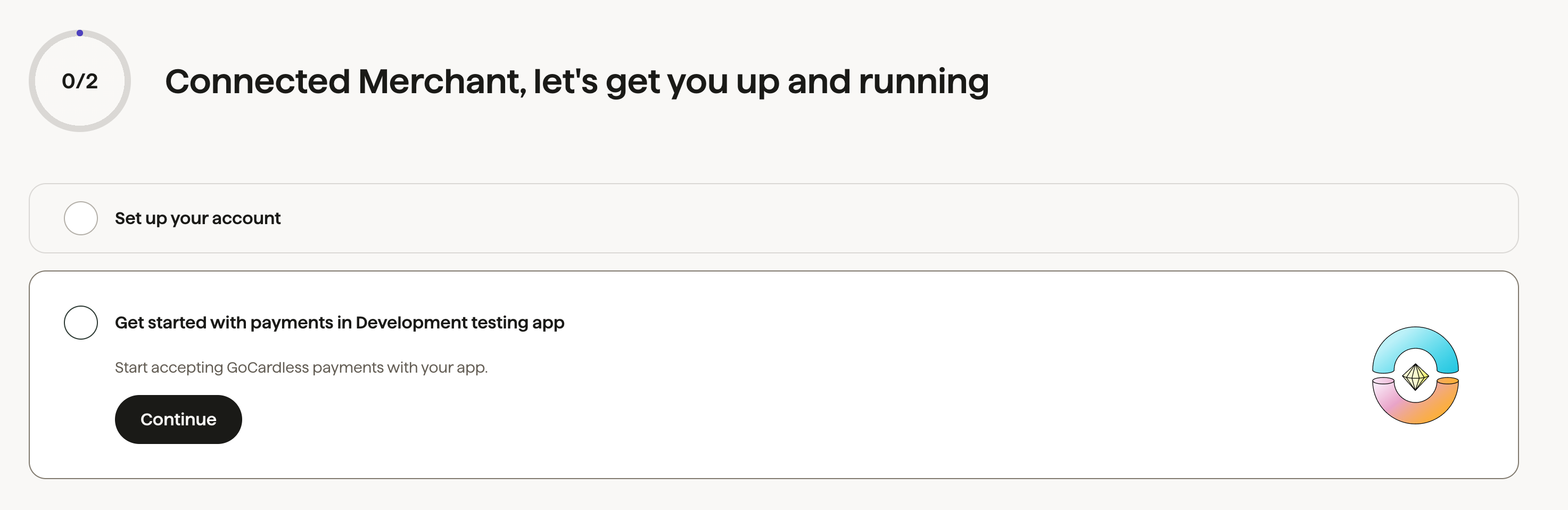 Partner - dashboard setup payments