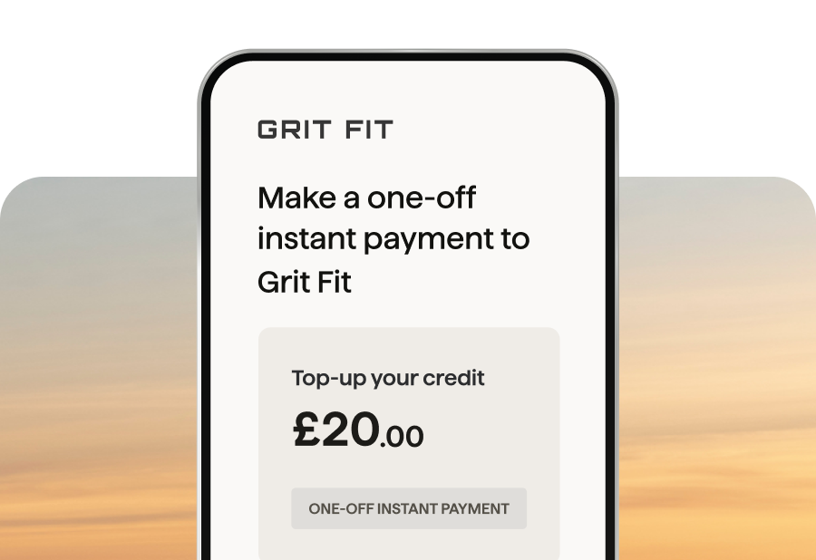 Instant one-off payments